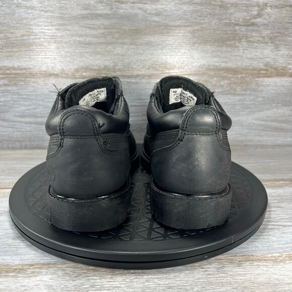 Timberland Women’s Chukka Low Black Leather Boots Size 6 M - Picture 4 of 8